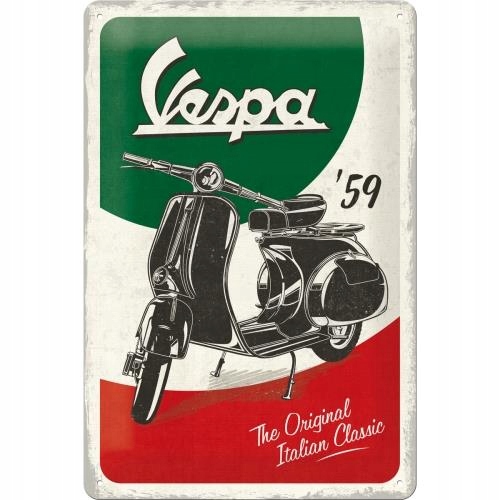 KOVOVÁ DOSKA VESPA KLASICKÝ PLAKÁTY