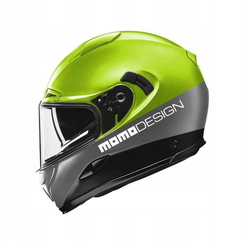 MOMO Plná prilba HORNET YELLOW FLUO S