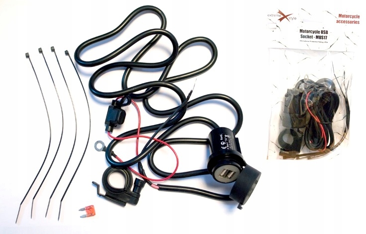 MOTOCYKLOVÁ USB ZÁSUVKA NA RIADENIE BEZDRÁTOVÉHO RIADENIA