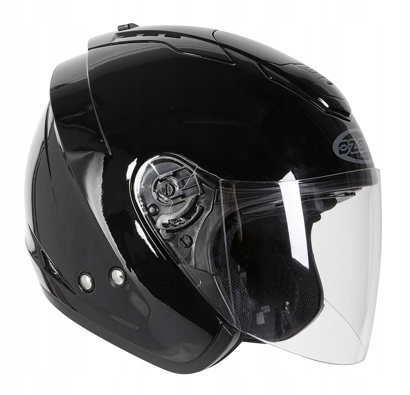 PRILBA NA MOTOCYKLE OZONE A802 BLACK OPEN XS