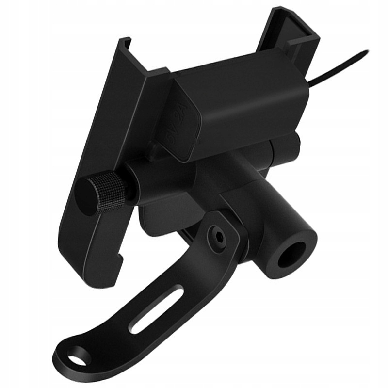MOTOCYKLOVÝ DRŽIAK KOVOVÝCH ZRCADIEL USB