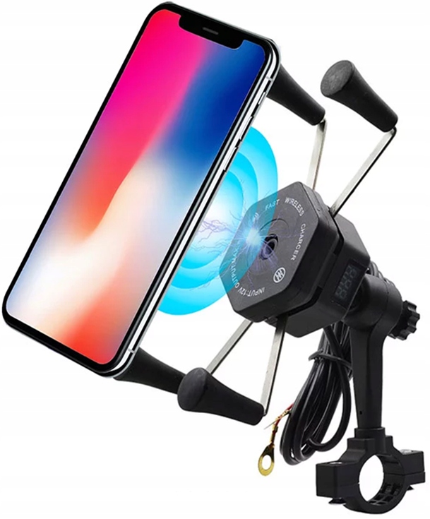 MOTOCYKLOVÁ TELEFÓNNA RAM INDUKCIA QI QC