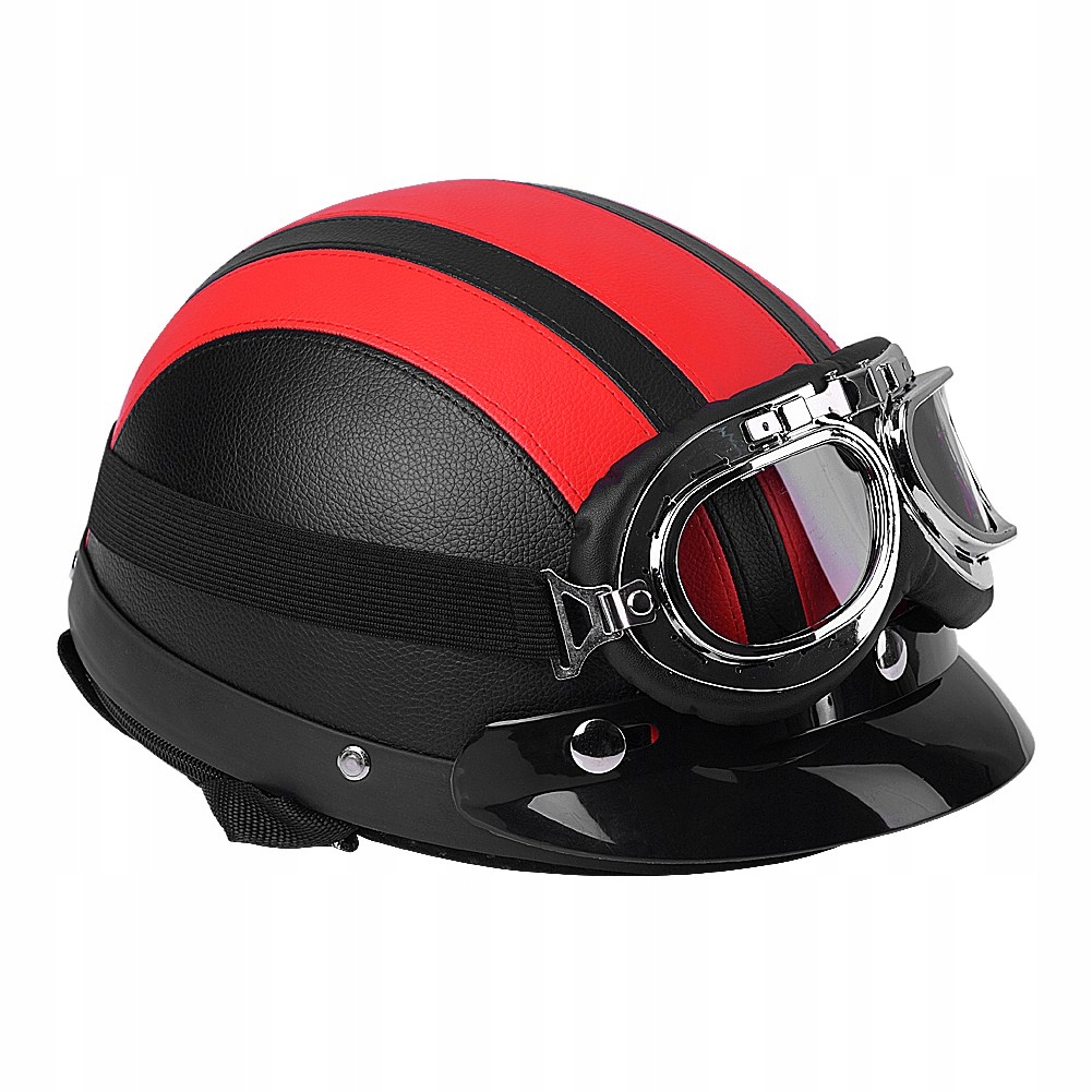 MOTOCYKEL S OKULIARMI ČERVENÝ