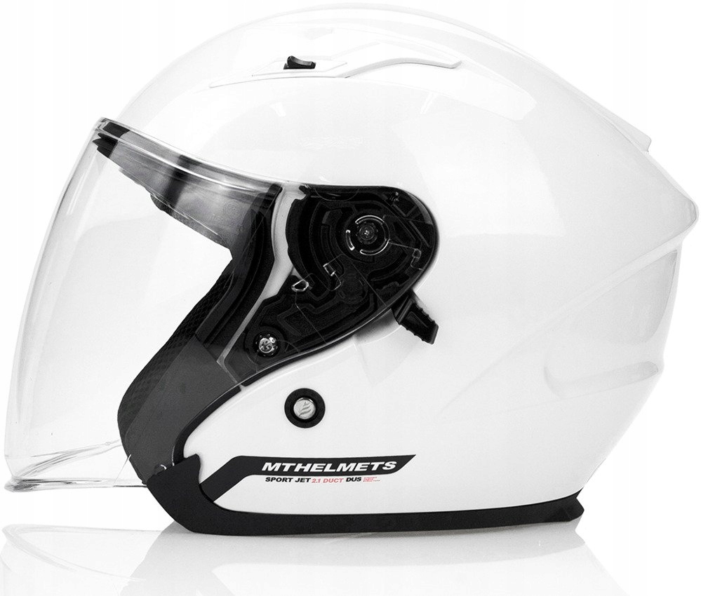 MT OTVORENÁ PRILBA S MÍCHAČOM AVENUE SOLID WHITE S