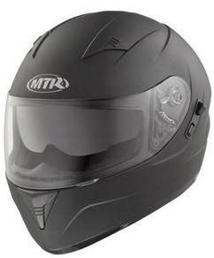 Moto prilba MTR S-811 čierna mat