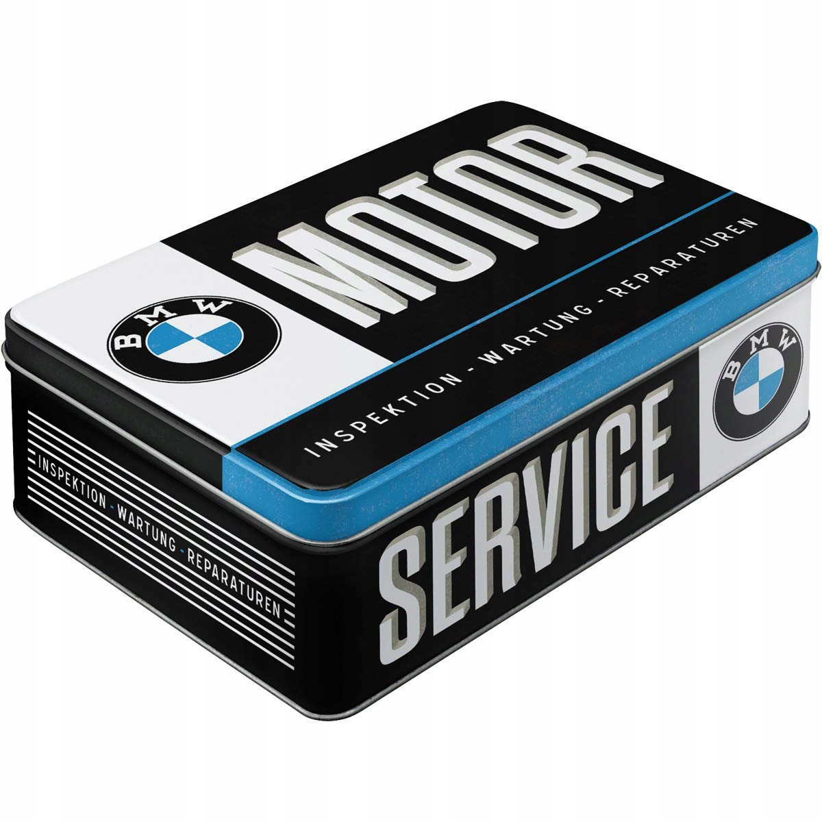 Kovová plechovka s darčekovou krabičkou BMW Service