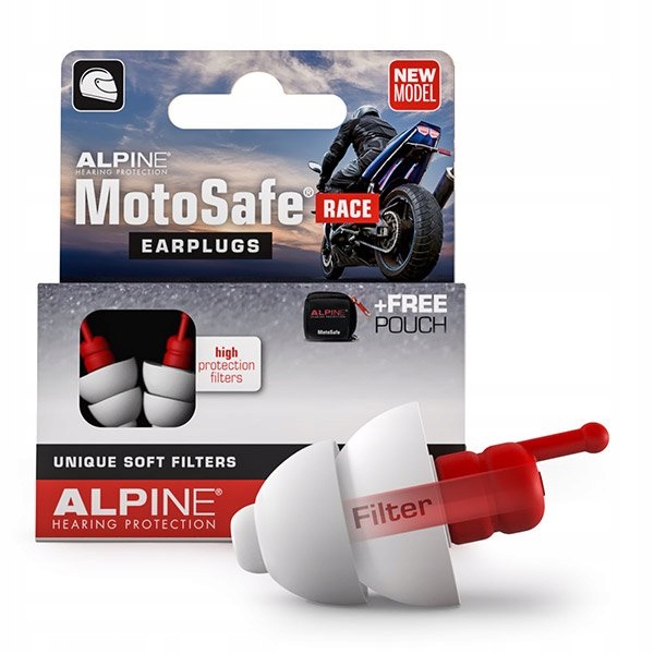 Špunty do uší MotoSafe Race ALPINE pre motocyklistov
