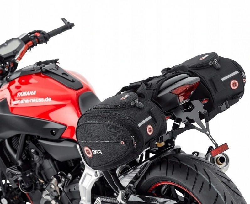 Motocyklové kufre Qbag 2x22L / bočné tašky