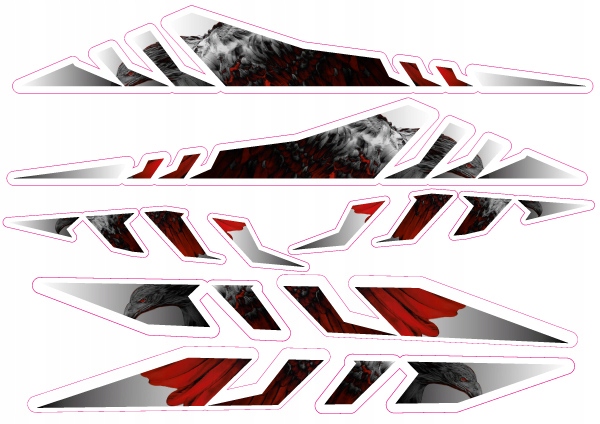 WARP STICKER Extra motor štvorhranný