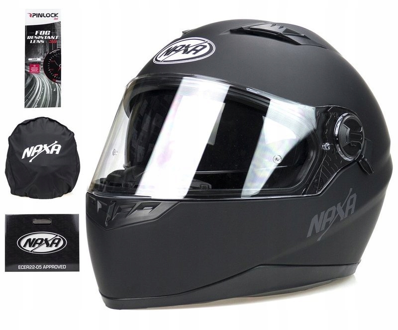 PRILBA NA MOTOCYKLY NAXA F21 / B PINLOCK BLENDA matná L.