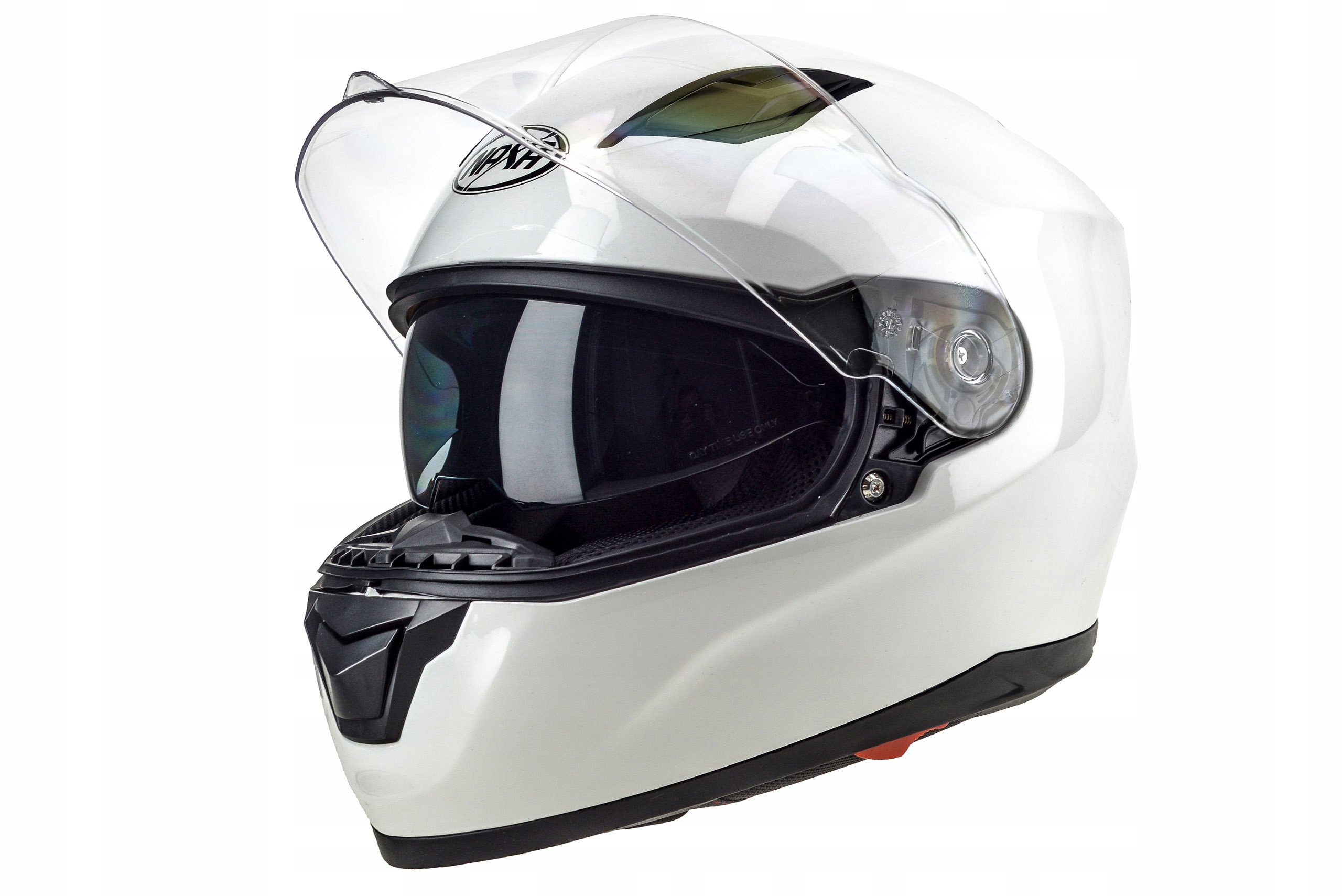 NAXA F24 / E BIELA PRILBA NA MOTOCYKLE + BLEND veľkosť L