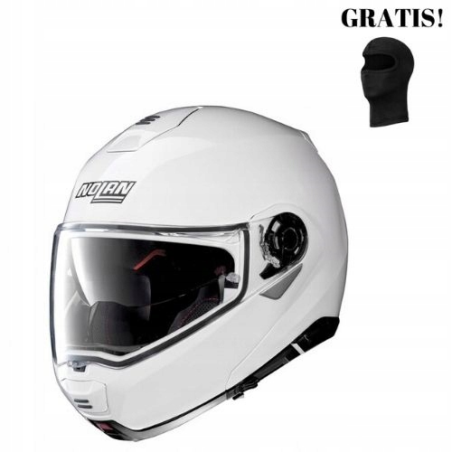 Moto prilba NOLAN N100-5 WHITE XL ZADARMO