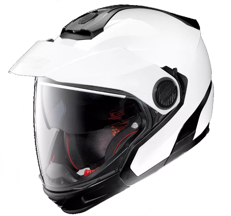 PRILBA NOLAN N40-5 GT CLASSIC N-COM 5 WHITE GLOSS L