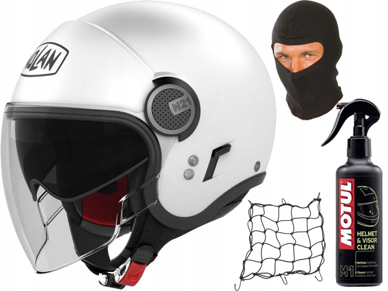 Prilba NOLAN N 21 VISOR CLASSIC WHITE zorník veľkosť M
