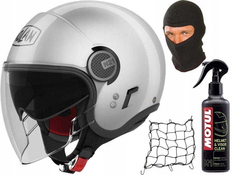 NOLAN prilba N 21 VISOR CLASSIC SILVER reflektor XXL