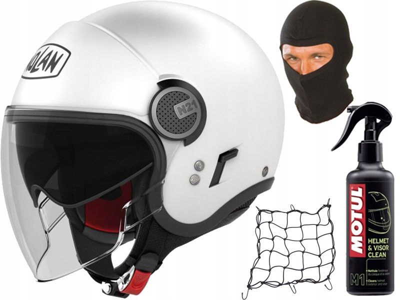 Prilba NOLAN s otvorenou tvárou N21 VISOR CLASSIC 05 WHITE r. L