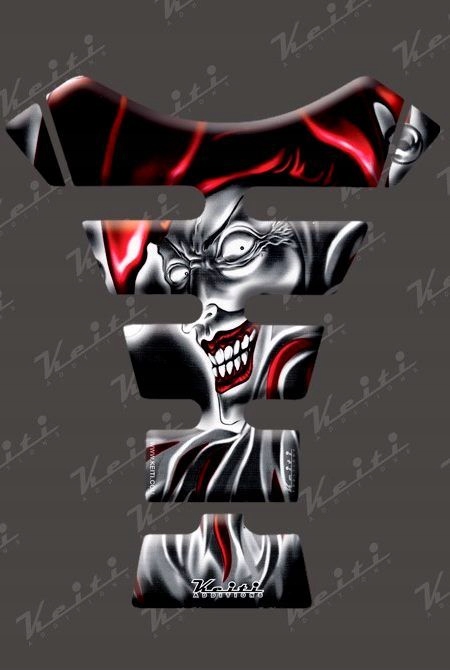 Nálepka na nádrž TANKPAD Keiti KT6500R Joker Red