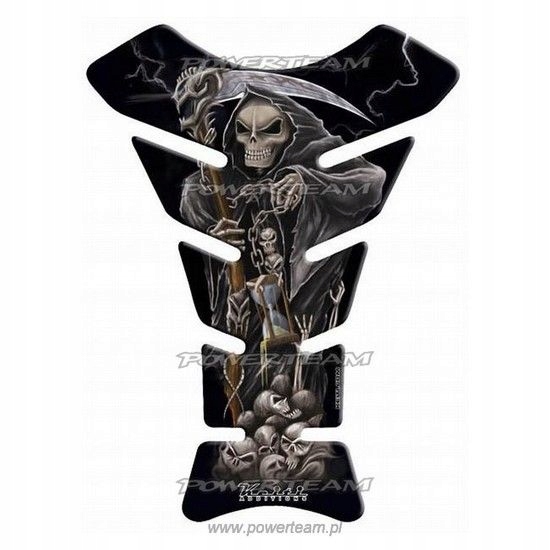 Nálepka na nádrž TANKPAD Keiti KT8060 Death Scythe Grey