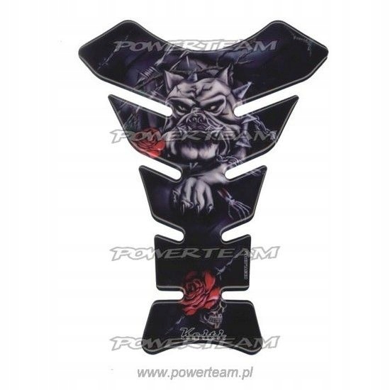 Nálepka na nádrž TANKPAD Keiti KT8080 Bulldog Rose