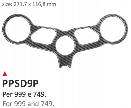 Nálepka s volantom Ducati 999 749