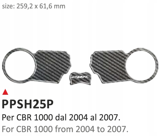 Nálepka na volante Honda CBR 1000