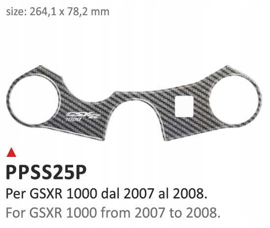 Nálepka na volante Suzuki GSXR 1000