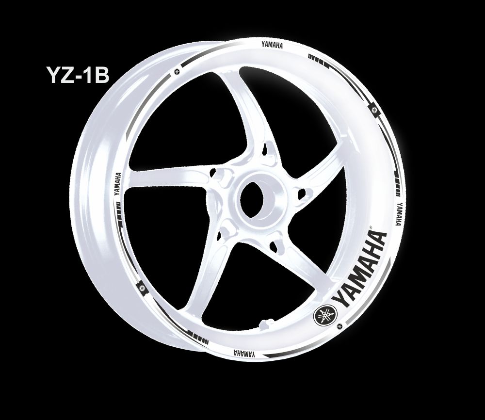 Nálepky na pruhy ráfikov 17 "YAMAHA Reflector