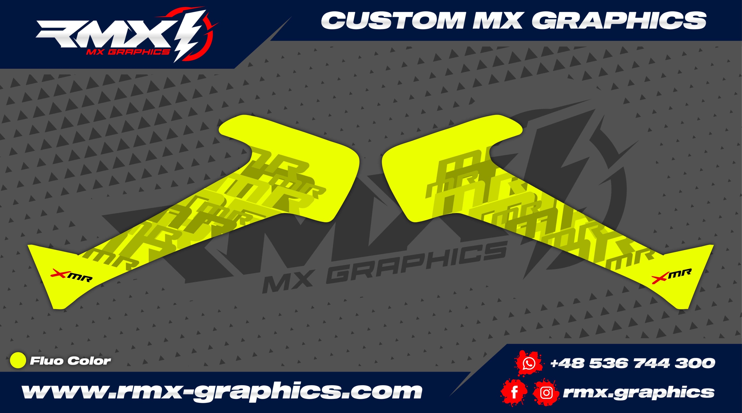 Nálepky Obtisky Can-Am Outlander XMR Fluo Kit