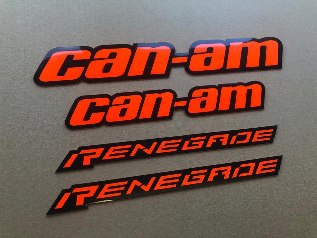Samolepky Obtisky Can-Am Renegade Fluo kit