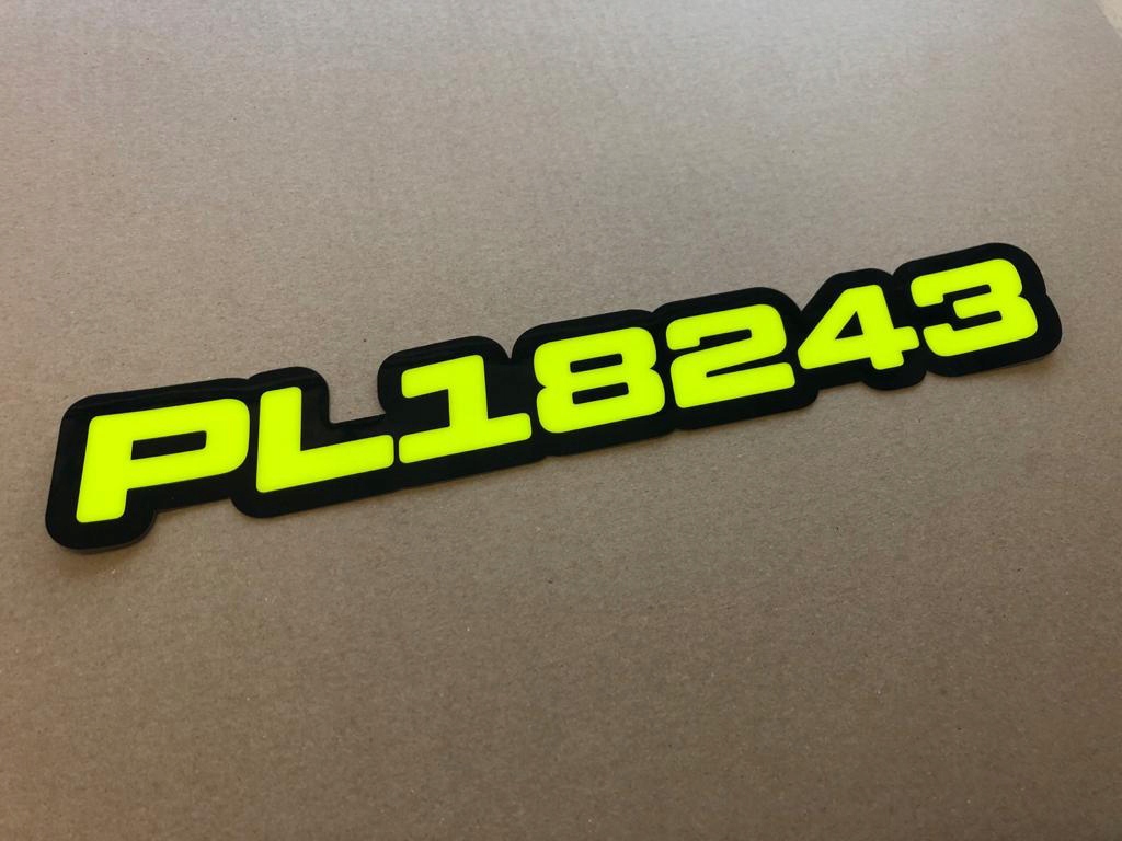 Registračná nálepka samolepiek pre Sea-Doo 35cm
