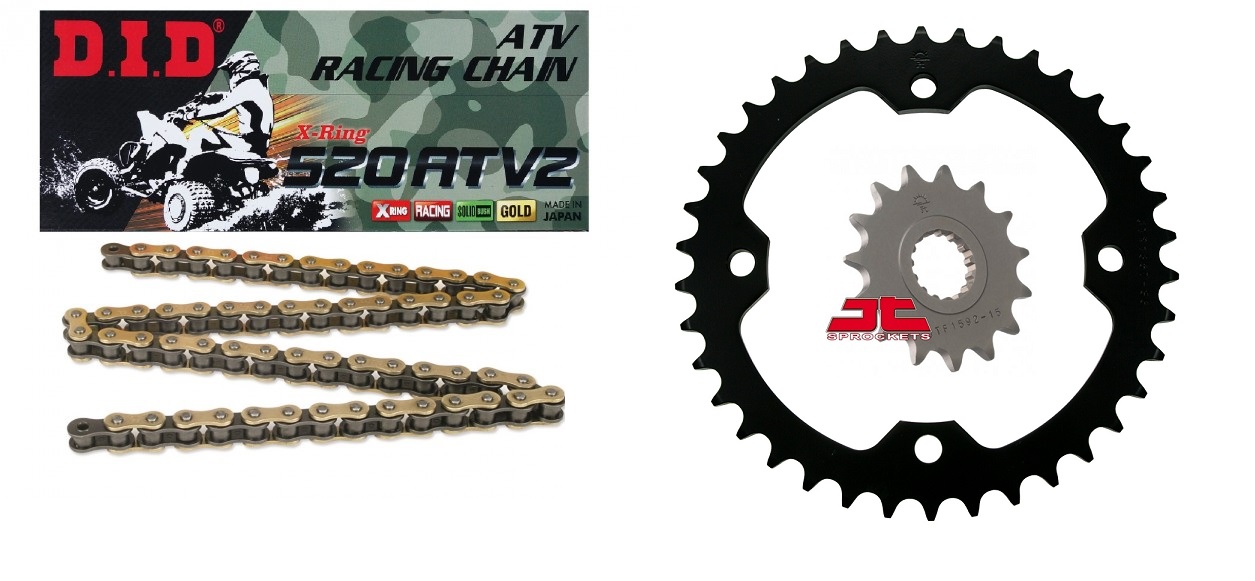 Pohon Yamaha Raptor 700 DID ATV2 XRing GOLD