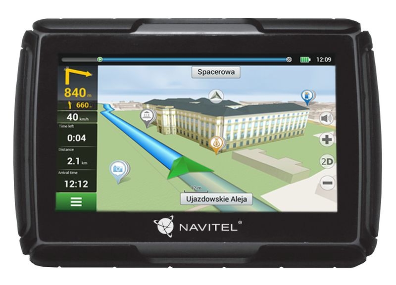 Motocyklová navigácia NAVITEL G550 MOTO + držiak