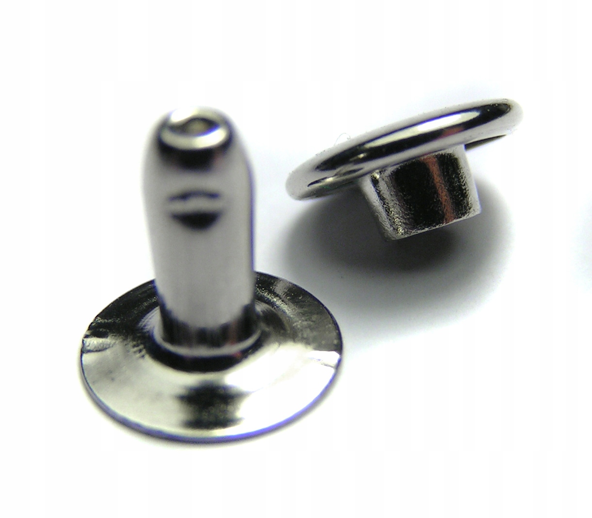 Kožené nity SILVER 10mm 1STR 1000 ks VEĽKOOBCHOD