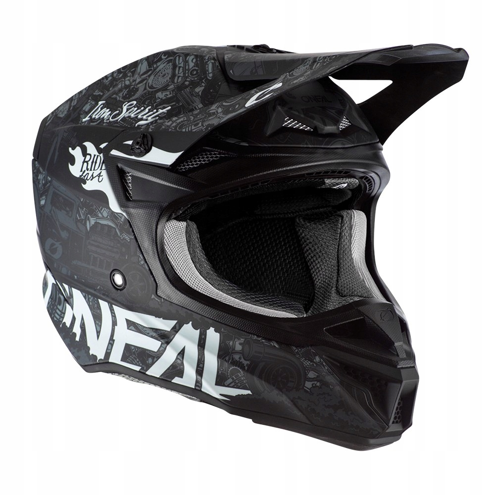 Prilba O`NEAL 5SRS POLYACRYLITE HR ČIERNA / Biela