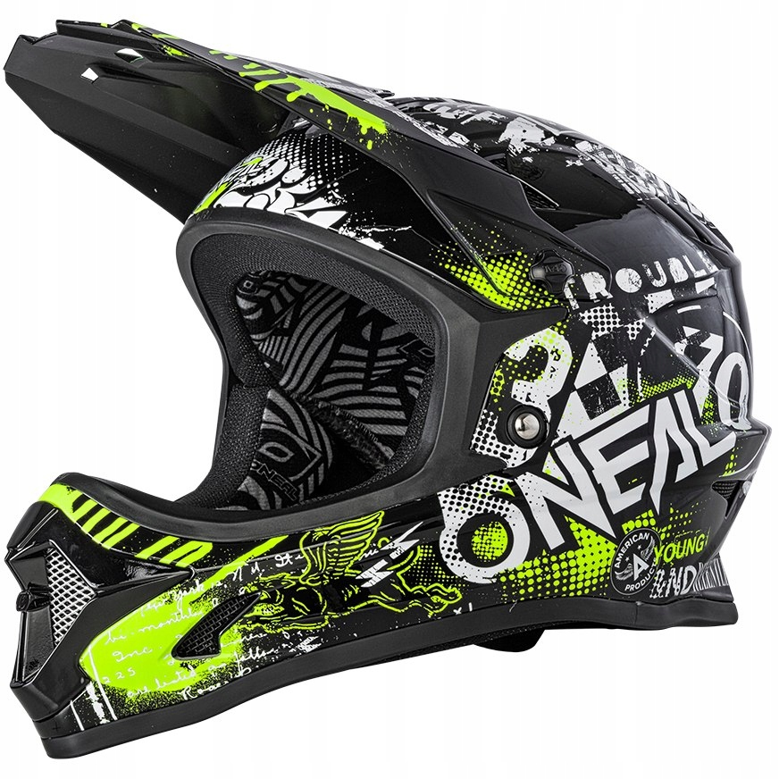 O'Neal Helmet child Attack black / neon yellow 48-50