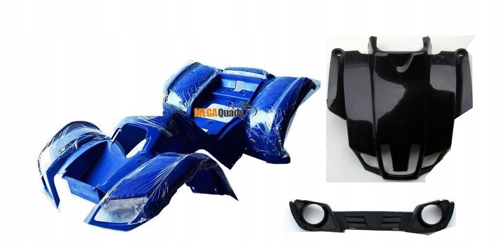 PLASTIKI CASE KPL QUAD 110 125 KLADIVO ČIERNE