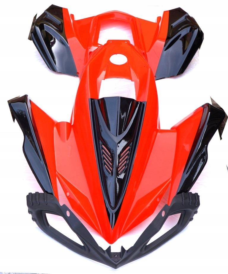 PRÍPAD PREDNÉ ZADNÉ MINI QUAD RACER ČERVENÉ SADY