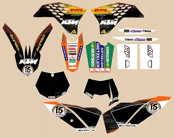 MOTOCYKLOVÁ DYHA KTM FACTORY ENDURO 2008