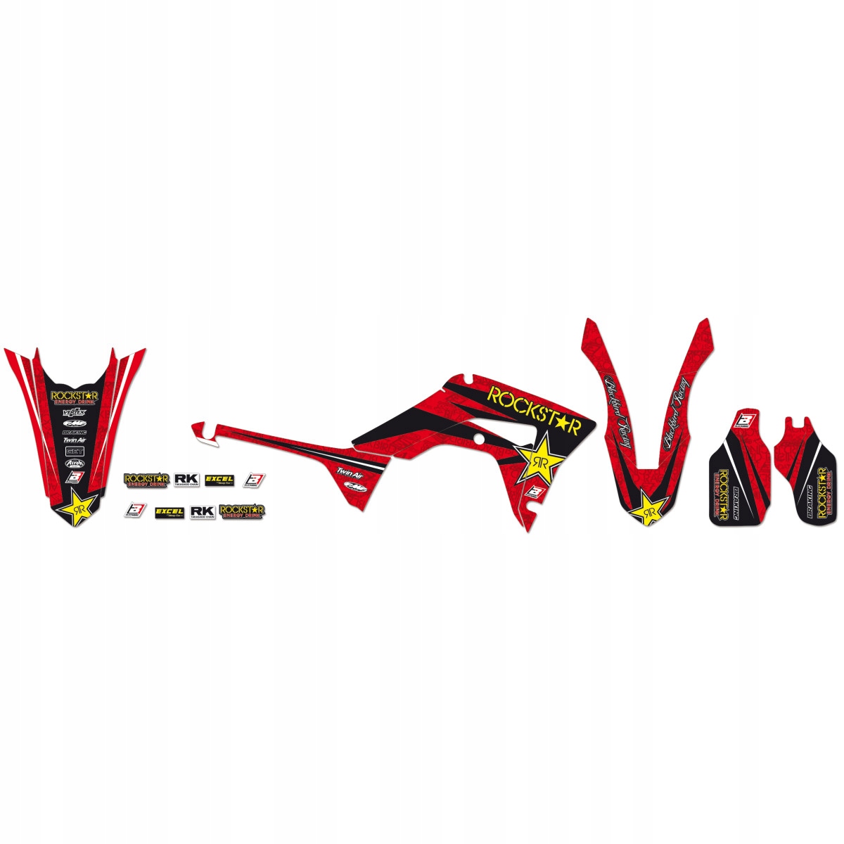 DÝHA K MOTOCYKLU ROCKSTAR HONDA CR 125 R 93-97