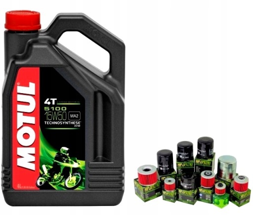 OLEJ MOTUL 5L FILTER ŠAMPIÓN APRILIA RST ESV RST