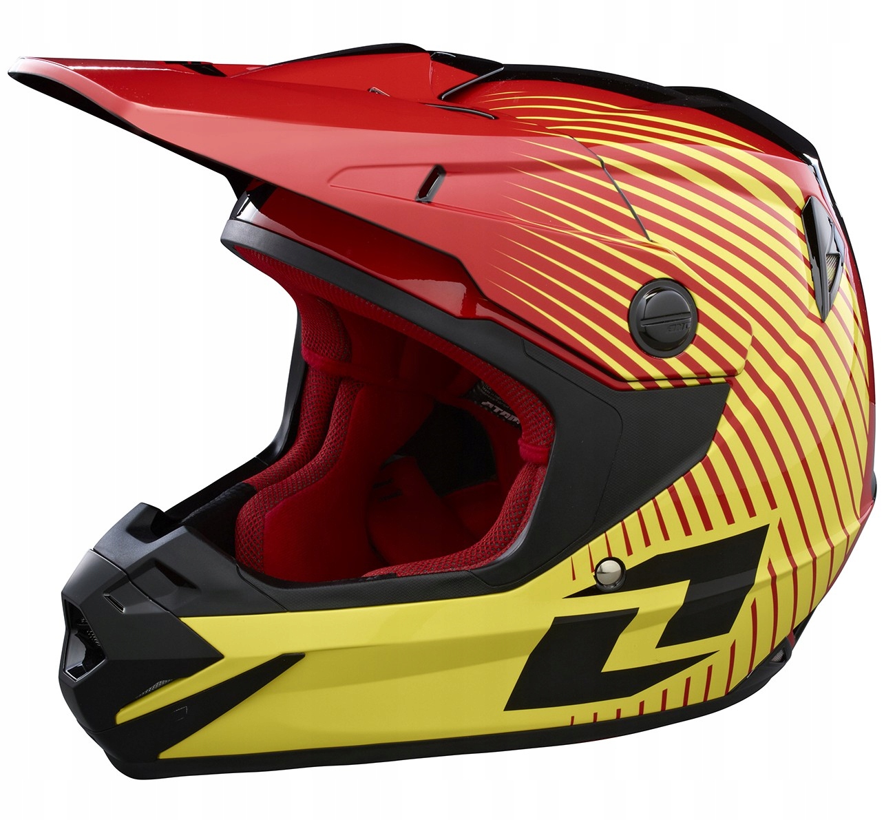 Prilba ONE ATOM PHANTOM čierno-žltá S cross offroad