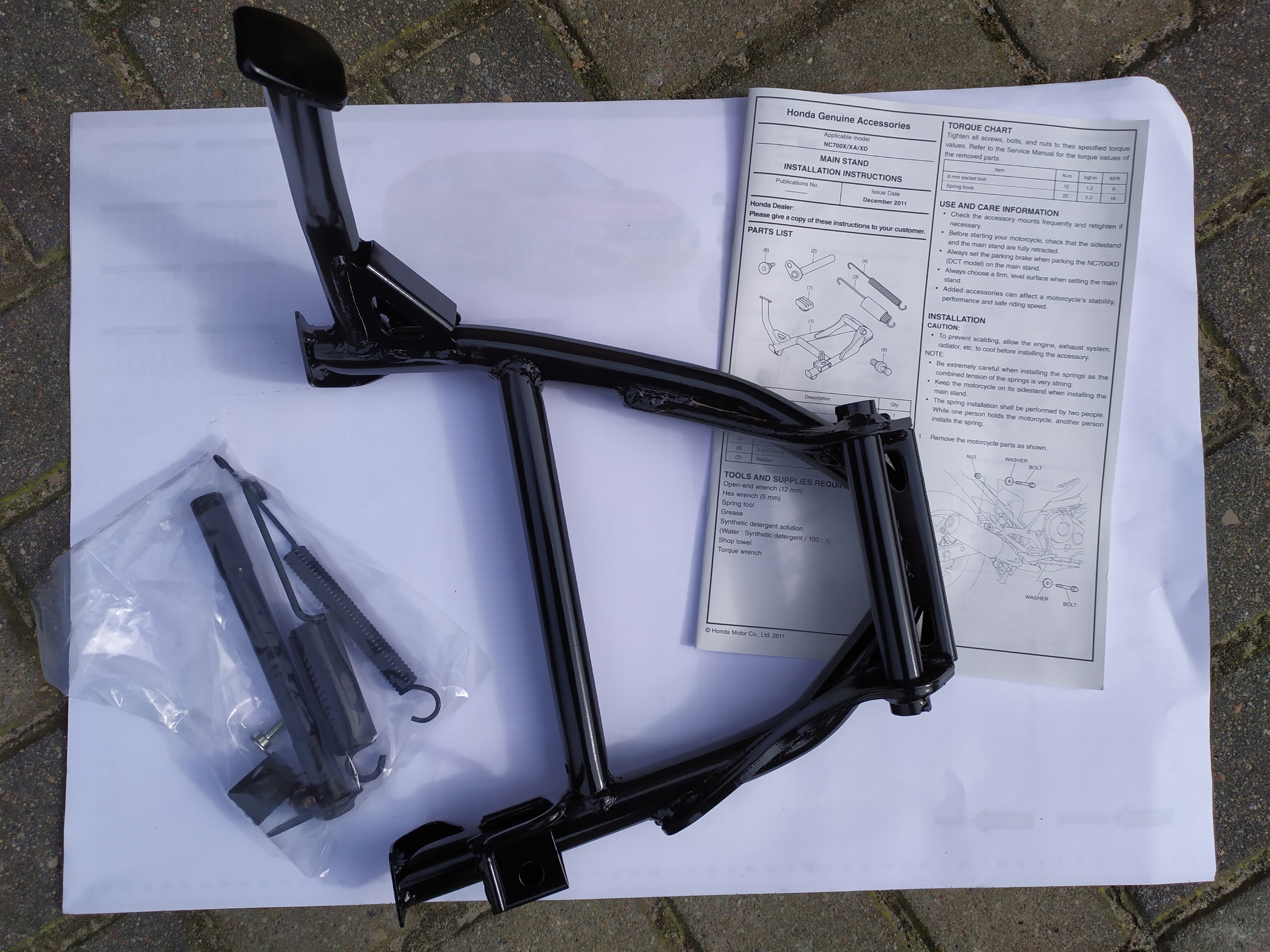 ORIGINÁLNY CENTRÁLNY ZÁKLAD HONDA NC700X NC750X