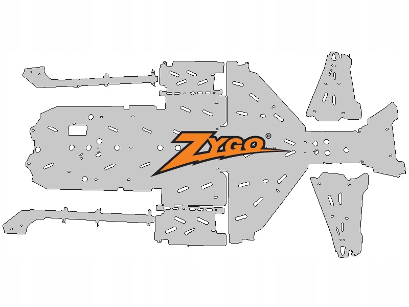 HLINÍKOVÉ PANELY POLARIS RZR 1000 PRE PODZEMIE