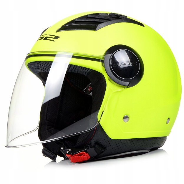 OTVORENÁ PRILBA MOTOCYKLOV LS2 OF562 ŽLTÁ veľkosť M.