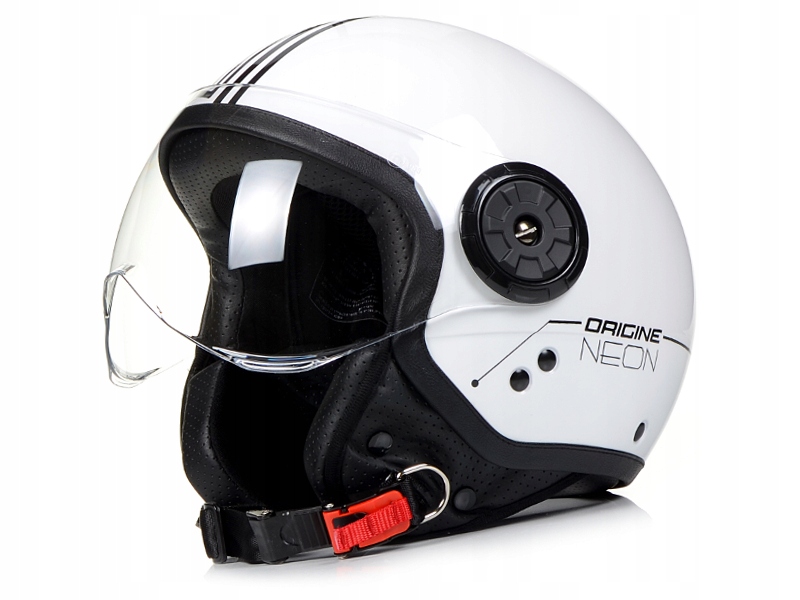 OTVORENÁ PRILBA MOTOCYKLOV ORIGÍN NEON BIELY .L