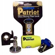 OXFORD BRAKE DISC LOCK PATRIOT ŽLTÁ