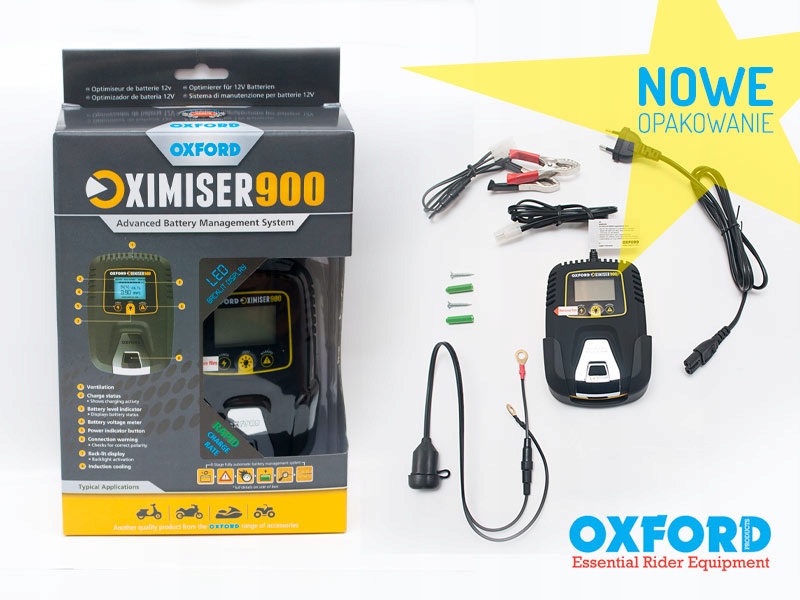 NABÍJAČKA OXFORD PRE BATÉRIE MOTO OXIMISER 900