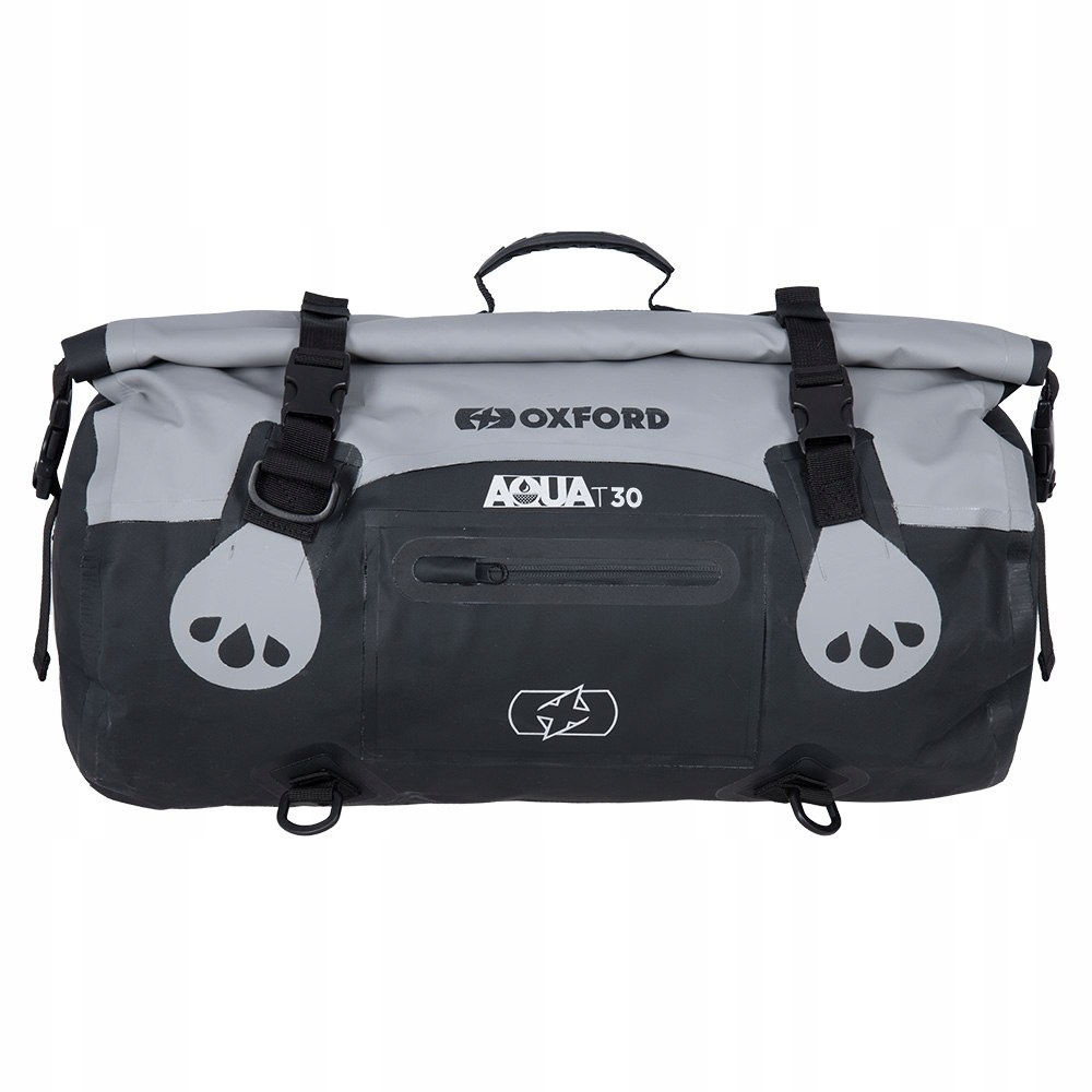OXFORD TAŠKA AQUA T-30 ROLLBAG 30L ČIERNA / ŠEDÁ