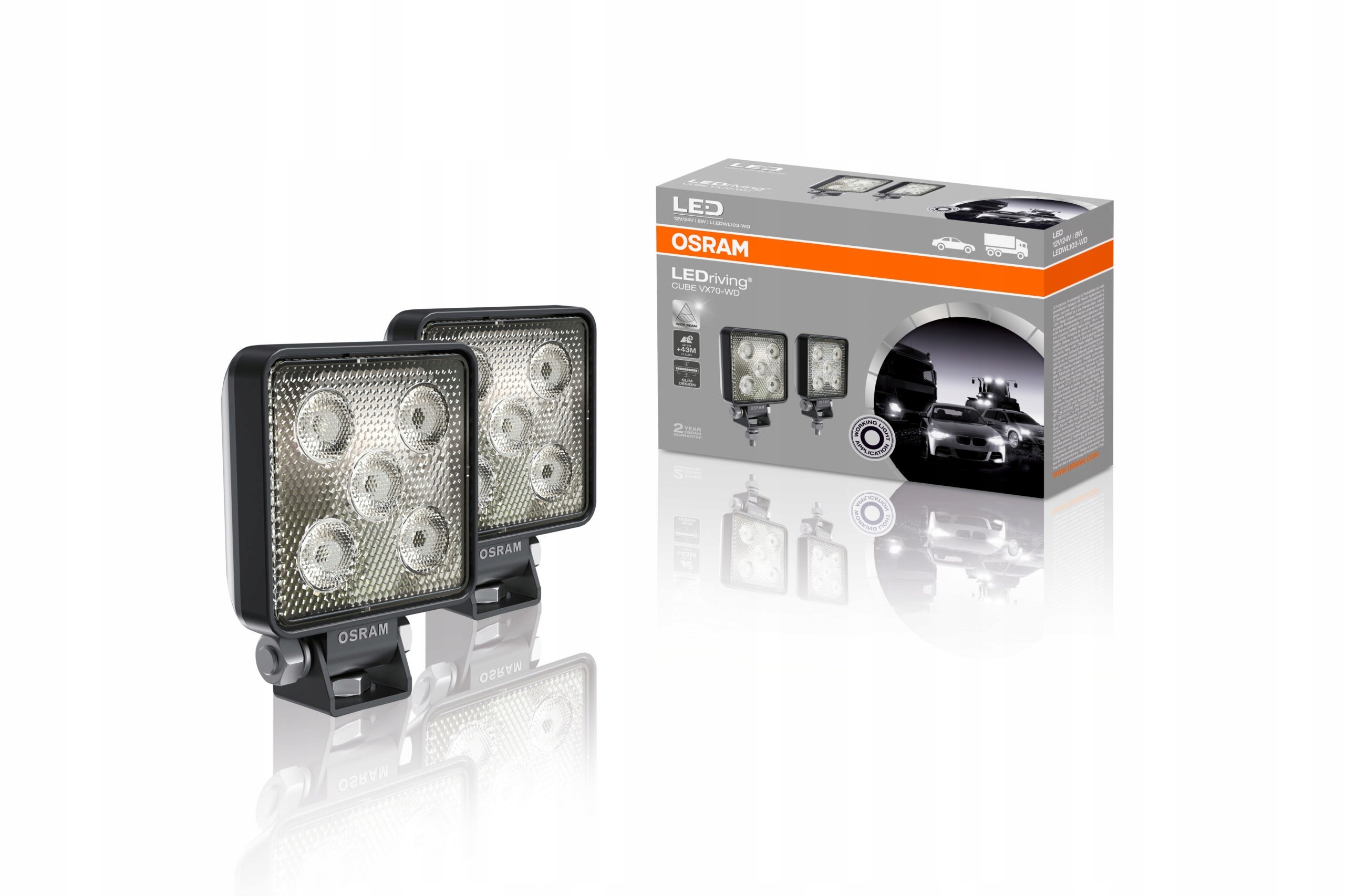 Osram Lightbar VX70-WD 550lm 8W