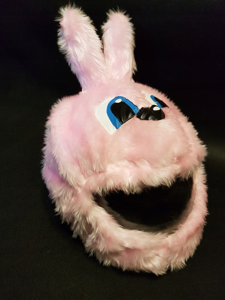 Dekorácia na prilbu PINK RABBIT Perfektné na darček